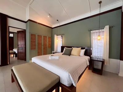 Two-Bedroom Villa with Private Pool — Green Papaya Beach Resort, Koh Phangan